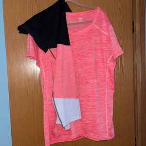 Size 3x workout top/ leggings set